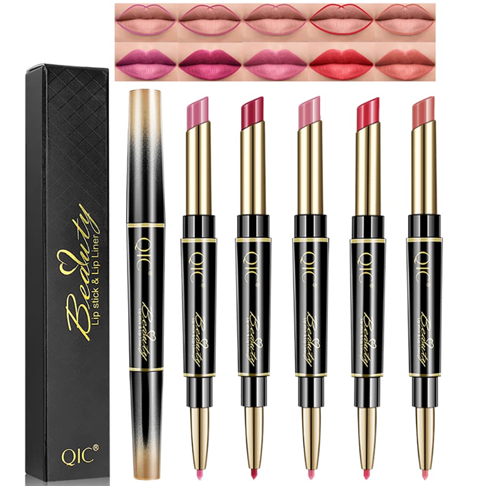 Dual Charm 5pc Lip Liner & Matte Lipstick Combo