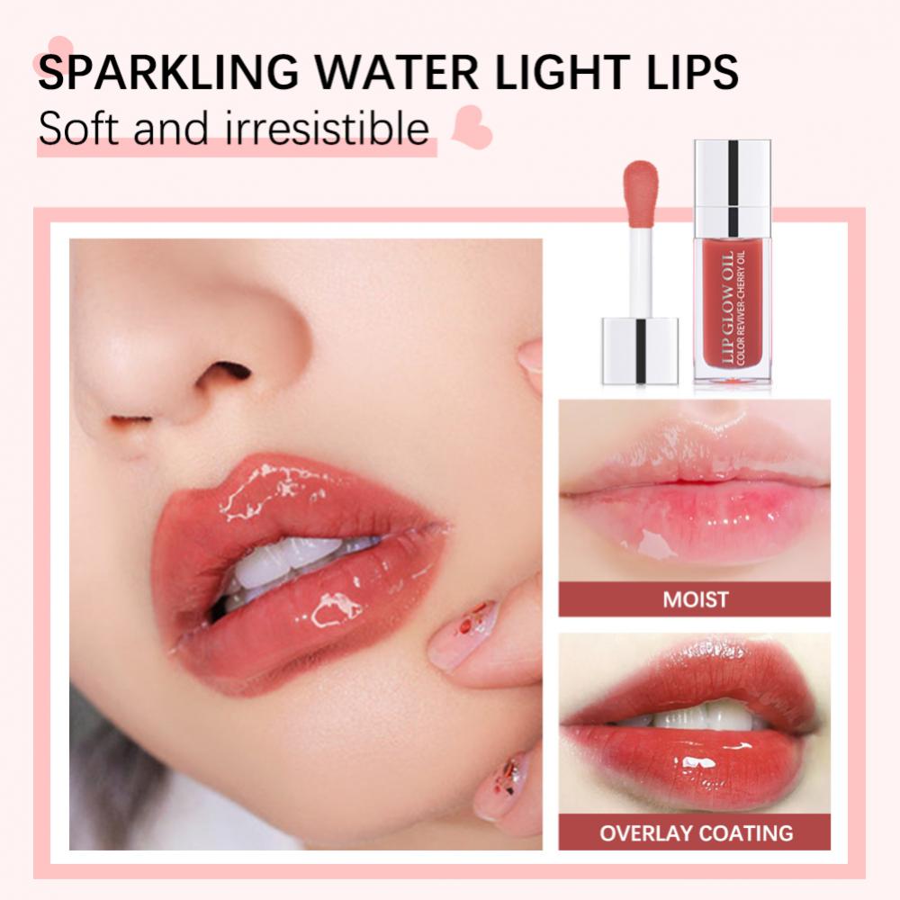 Moisturizing Lip Oil and Transparent Lip Balm