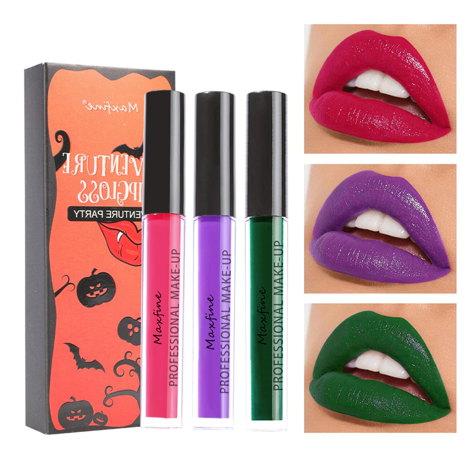Vivid Velvet Matte Lipstick & Body Paint Set
