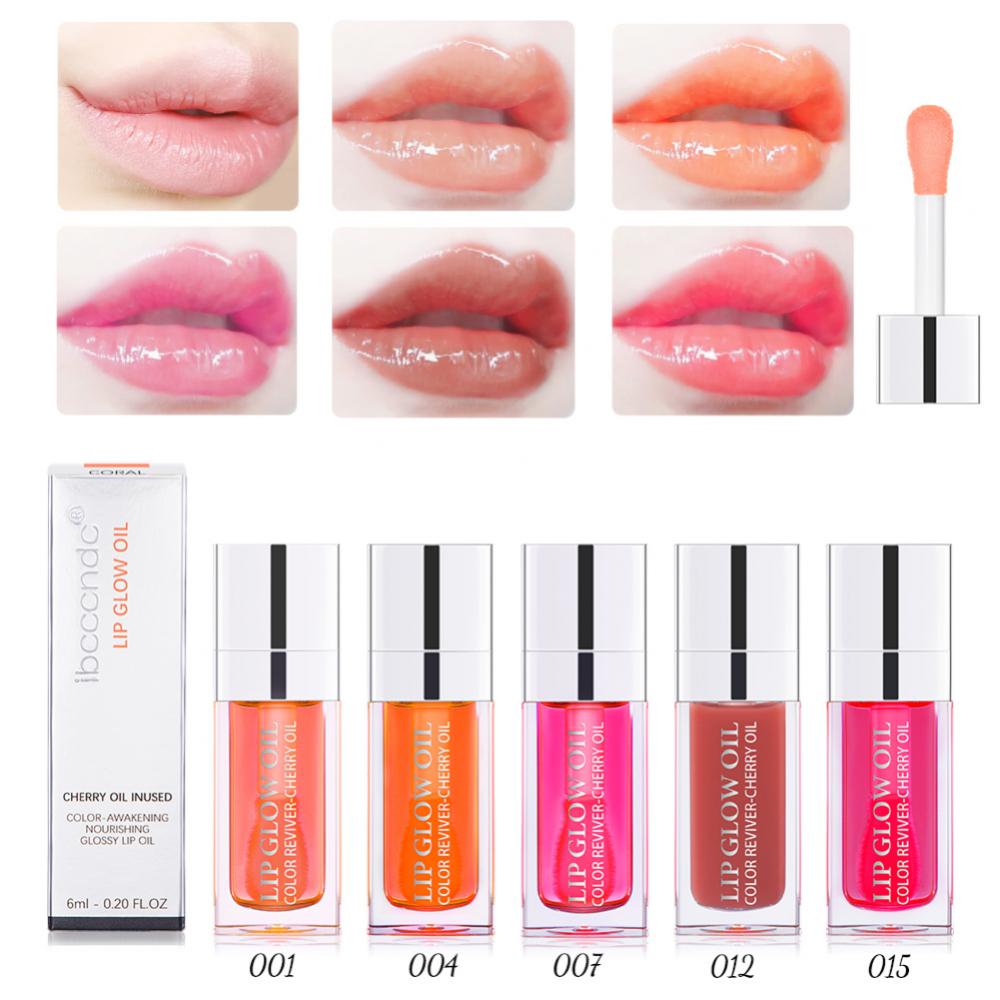 Moisturizing Lip Oil and Transparent Lip Balm